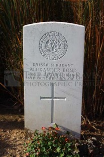 DADIZEELE NEW BRITISH CEMETERY - BOND, ALEXANDER