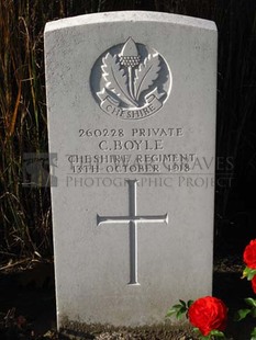 DADIZEELE NEW BRITISH CEMETERY - BOYLE, C