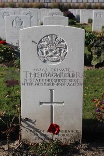 DADIZEELE NEW BRITISH CEMETERY - BROOMFIELD, THOMAS EDWIN