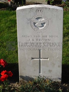 DADIZEELE NEW BRITISH CEMETERY - BROWN, JOHN ROBERT