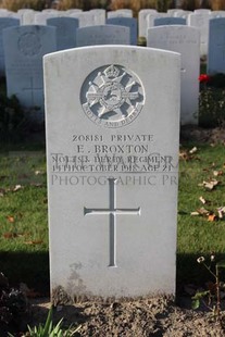 DADIZEELE NEW BRITISH CEMETERY - BROXTON, E