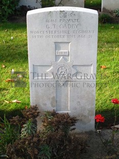 DADIZEELE NEW BRITISH CEMETERY - CADBY, G T