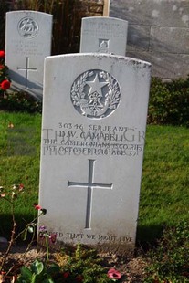 DADIZEELE NEW BRITISH CEMETERY - CAMPBELL, DANIEL WILLIAM