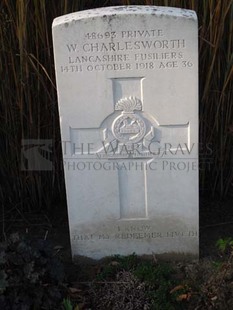 DADIZEELE NEW BRITISH CEMETERY - CHARLESWORTH, W