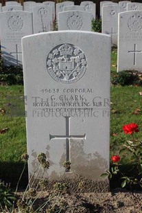 DADIZEELE NEW BRITISH CEMETERY - CLARK, G