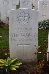 DADIZEELE NEW BRITISH CEMETERY - CLEMOW, JOHN HENRY