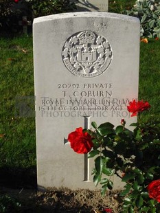 DADIZEELE NEW BRITISH CEMETERY - COBURN, THOMAS