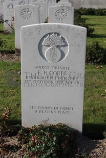 DADIZEELE NEW BRITISH CEMETERY - CORPS, FREDERICK FREEMAN