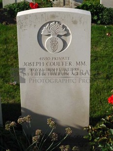 DADIZEELE NEW BRITISH CEMETERY - COULTER, JOSEPH