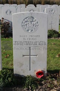 DADIZEELE NEW BRITISH CEMETERY - CRAIG, D