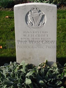 DADIZEELE NEW BRITISH CEMETERY - CROFT, WILLIAM JOHN HILLIS