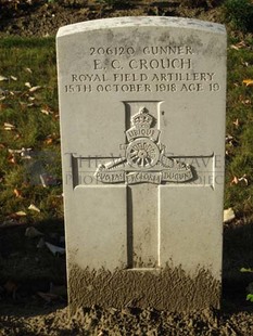 DADIZEELE NEW BRITISH CEMETERY - CROUCH, E C