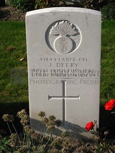 DADIZEELE NEW BRITISH CEMETERY - DEERY, JOSEPH