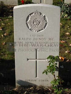 DADIZEELE NEW BRITISH CEMETERY - DENDY, RALPH