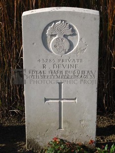 DADIZEELE NEW BRITISH CEMETERY - DEVINE, RODGER