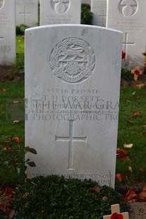 DADIZEELE NEW BRITISH CEMETERY - DORSETT, T H