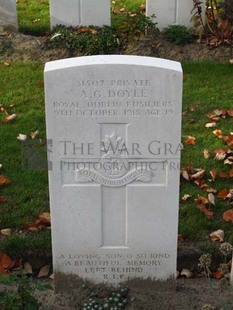 DADIZEELE NEW BRITISH CEMETERY - DOYLE, AUBREY GEORGE