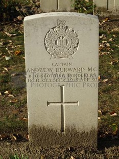 DADIZEELE NEW BRITISH CEMETERY - DURWARD, ANDREW