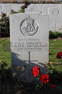 DADIZEELE NEW BRITISH CEMETERY - ENGLISH, A G