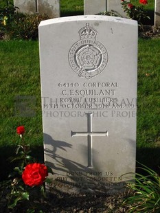 DADIZEELE NEW BRITISH CEMETERY - ESQUILANT, CHARLES