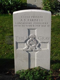 DADIZEELE NEW BRITISH CEMETERY - FARDELL, ANDREW STAFFORD