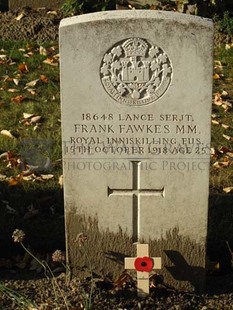 DADIZEELE NEW BRITISH CEMETERY - FAWKES, FRANK