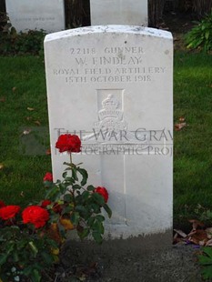 DADIZEELE NEW BRITISH CEMETERY - FINDLAY, WILLIAM