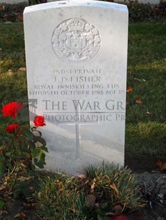 DADIZEELE NEW BRITISH CEMETERY - FISHER, JOHN DOUGLAS