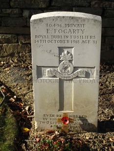 DADIZEELE NEW BRITISH CEMETERY - FOGARTY, EDGAR