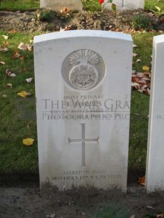 DADIZEELE NEW BRITISH CEMETERY - FORBES, T