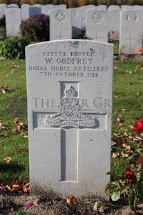 DADIZEELE NEW BRITISH CEMETERY - GODFREY, W