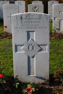 DADIZEELE NEW BRITISH CEMETERY - GOODWIN, SAMUEL