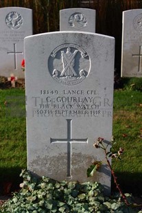 DADIZEELE NEW BRITISH CEMETERY - GOURLAY, G