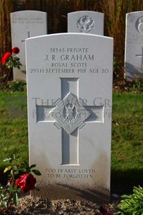 DADIZEELE NEW BRITISH CEMETERY - GRAHAM, JOHN ROHEAD