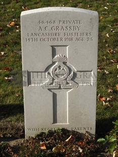 DADIZEELE NEW BRITISH CEMETERY - GRASSBY, ARTHUR CHARLES