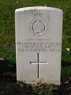 DADIZEELE NEW BRITISH CEMETERY - GROVE, ARTHUR ALFRED