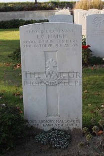 DADIZEELE NEW BRITISH CEMETERY - HAIGH, JOHN CALEB