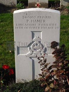 DADIZEELE NEW BRITISH CEMETERY - HAMER, PERCY