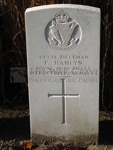 DADIZEELE NEW BRITISH CEMETERY - HAMLYN, FRANK