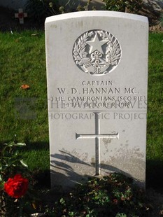 DADIZEELE NEW BRITISH CEMETERY - HANNAN, WILLIAM DAVID