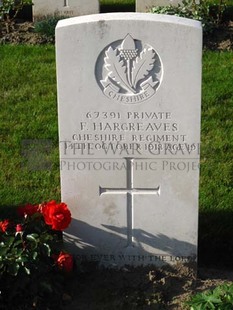 DADIZEELE NEW BRITISH CEMETERY - HARGREAVES, FRED