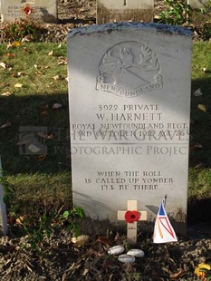 DADIZEELE NEW BRITISH CEMETERY - HARNETT, WILLIAM