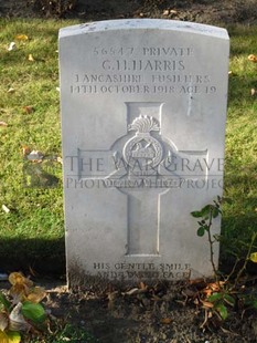 DADIZEELE NEW BRITISH CEMETERY - HARRIS, GEORGE HENRY