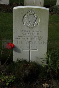 DADIZEELE NEW BRITISH CEMETERY - HARROLD, A