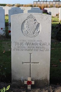 DADIZEELE NEW BRITISH CEMETERY - HENDERSON, HUGO FRASER