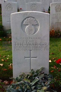 DADIZEELE NEW BRITISH CEMETERY - HILL, CHARLES VICTOR