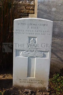 DADIZEELE NEW BRITISH CEMETERY - HILL, JOHN