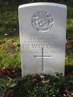 DADIZEELE NEW BRITISH CEMETERY - HODGKINS, JOSEPH BOOTH