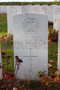 DADIZEELE NEW BRITISH CEMETERY - HOLDERNESS, H