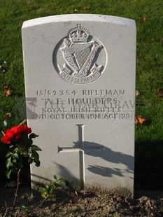 DADIZEELE NEW BRITISH CEMETERY - HOULDERS, ALBERT EDWARD